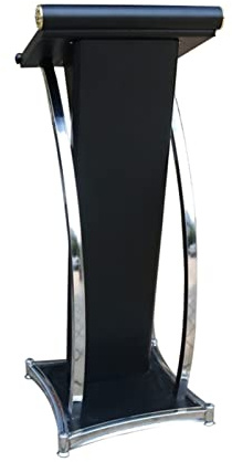 JIANSMZ Lecture Pulpit,Floor- Standing Podium Stand, Professional Lectern with Wide Reading Countertop, Portable Church School Lecture Lectern, Signing Ceremony Conference Inform