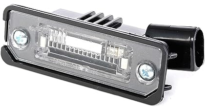 ABAKUS 053-10-905 Piloto de matrícula ambos lados Compatible con VW Polo V Hatchback 6R1, 6C1 Passat B8 Variant 3G5, CB5 GOLF VI 5K1 Passat B7 Variant 365 Golf V Hatchback 1K1