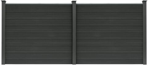 Home Deluxe Sichtschutzzaun CALLADO - 2 x Element + 3 x Pfosten I Blickschutz Windschutz Sonnenschutz