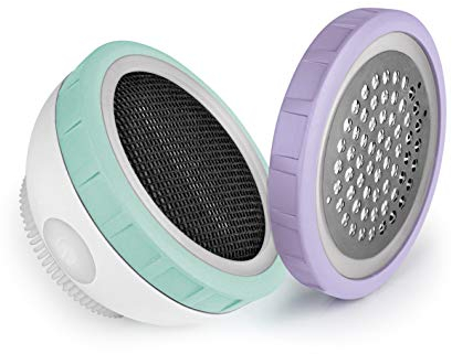 MIWIAM Hornhautentferner 3 in 1 mit LED-Licht, Handlicher Hornhautentferner mit grobem und feinem Hobel-Aufsatz, ergonomisches Design, abwaschbar [aus: Die Höhle der Löwen]