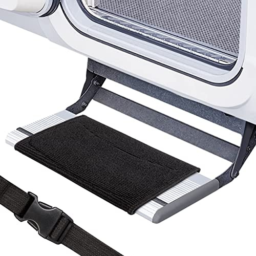 ONVAYA® Tapis de sol pour caravane - Antidérapant - Accessoire de caravane - Taille réglable - Matériau robuste - Nettoyage facile (paillasson, fermeture à clic)