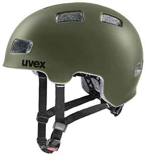uvex hlmt 4 cc - Leichter Fahrradhelm für Kinder - individuelle Größenanpassung - waschbare Innenausstattung - Forest matt - 51-55 cm