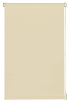 YOURSOL EasyFix Rollo Tone in Beige, 60 x 150 cm, Rollo Ohne Bohren, Klemmfix Rollo, 75% Blickdicht und lichtdurchlässig