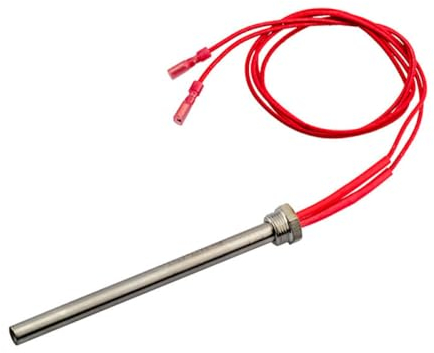 Elemento riscaldante per stufa a pellet di legno, 220 V, 300 W, per dispositivo di riscaldamento, 150 mm di lunghezza, filettatura M16 e passo 1,5 mm