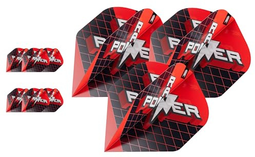 Target Darts Phil Taylor Gen 11 Power 9-Five Flights, Raw Power Pro Ultra Dart Flight Set, 9er Packung | Phil Taylor G11 Dart Flights, Professionelles Dart Zubehör - NO.2/NO.6/TEN-X/Kite/Vapor-S/Vapor