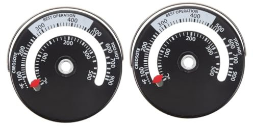 Sosoport 2St Hygrometer Temperaturanzeige gasherd thermometer Aräometer für Feuchtigkeit Temperaturmesser Heimthermometer innen Thermometer für Raumtemperatur Feuchtigkeitsleser Eisen