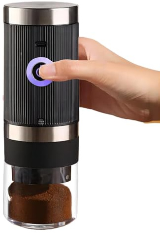 Moulin à café à fraises coniques, moulin à café électrique,Machine à expresso électrique à chargement USB | Broyeur conique rechargeable, machine à expresso électrique pour voyager, ou usage quotidien
