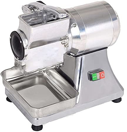 XSDAJSD Rallador de Queso eléctrico Comercial, máquina ralladora eléctrica rotativa de 0,75 HP y 550 W, trituradora de Queso múltiple con Recipiente, para Queso, Mantequilla y Migas de Salvado de Pan