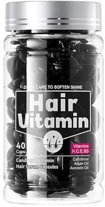 Capsules For Hair Care, Nourishing Essence Conditioning Capsules, Hair Vitamin Serum Capsule With Honey, Hair Care Moisturizing Anti Frizz Hair, Deep Care Repair Damaged Hair (B)