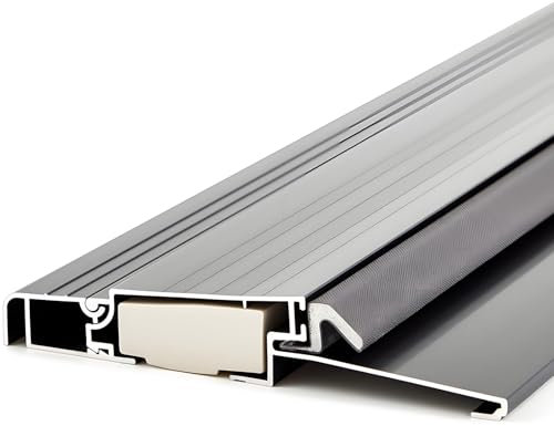 Blulu Aluminium-Außentürschwelle für den Außenbereich, 91,4 cm, für den Außenbereich, strapazierfähig, verstellbar, wetterfest und einfach zu installieren, für den privaten und gewerblichen Gebrauch