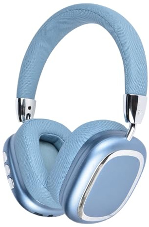Tanxier Casque Audio Circum-Aural,Casque sans Fil avec Intégré - Écouteurs Léger pour Streaming Voyage Bureau Entraînement Fitness