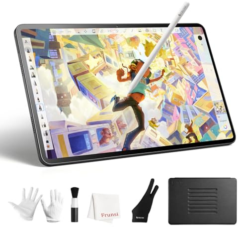 RubensTab T12 Standalone Drawing Tablet No Computer Needed,12 inch FHD Display,Octa-Core CPU,Pre-Installed Drawing Apps & Tutorials,More Bonus Items for Beginners, Artists, Students