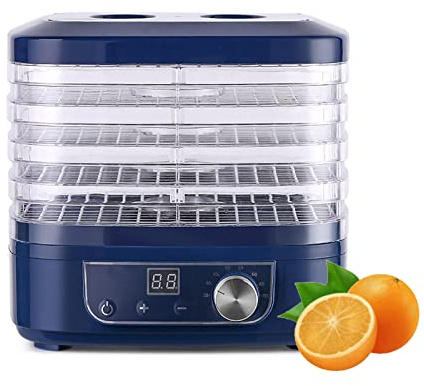 Genérico Deshidratador De Alimentos, Secador De Temperatura Ajustable, Bandeja De 5 Capas De Gran Capacidad, Secador De Carne De Frutas Y Verduras para El Hogar