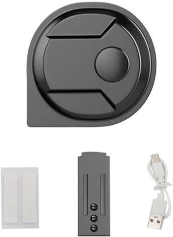 Bosiyrggrl Luci Antipolvere per Aspirapolvere Display Chiaramente per Polvere di Animali Domestici Lampada LED Ricaricabile Attacco Universale per Aspirapolvere Grigio