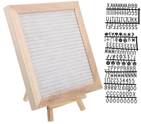 TOPBATHY Bacheca Per Montaggio A Parete Bacheca Con Lettere Intercambiabili Decorazione