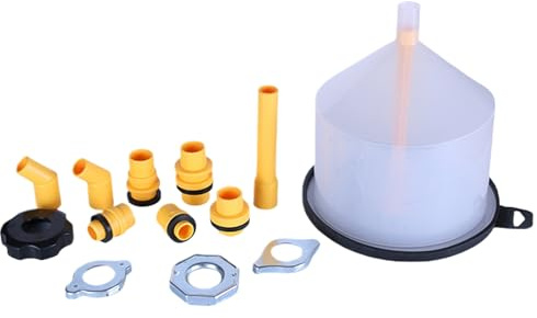 Générique Entonnoir à Liquide de Refroidissement pour Voiture - Antifuite Kit de Purge et Vidange pour Radiateur 15 Pièces - Accessoires pour Circuit de Refroidissement et Entretien véhicule