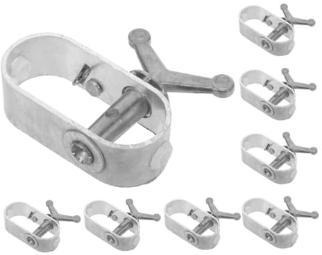 Gatuida 8pezzi Tenditore Per Cavi in Acciaio Ad Alta Resistenza Utensile Per Tendere Cavi Di Copertura Per Piscina Compatto e Facile Da Installare Resistente Alla Ruggine Per Uso Durevole