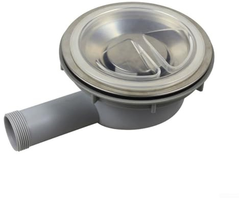 Desiumite Passoire d'évier de cuisine en acier inoxydable de 180 mm avec contrôle des odeurs, récupérateur de déchets alimentaires et filtre à eau pour les maisons, les lavabos, les appareils de