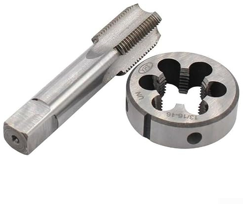 Industriequalität 13/16 16 HSS Gewindebohrer und Schneideisen Set für industrielles Gewinde