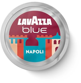 Lavazza Blue Napoli – 100 Capsules Espresso – Nouvelle Gamme – Café Intense et Corsé – Dosettes Professionnelles Compatibles Machines Bureau & Entreprise