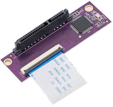 Cuifati SATA-Adapterplatine, IDE-zu-SATA-Original-Netzwerkadapter, Adapter-Upgrade-Board-Unterstützung für Festplatte und Schnelleres Laden von Spielen für Original-Netzwerkadapter