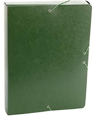 Carpeta Proyecto Gofrado Resistente con Gomas Elasticas Grosor 5cm Color Verde