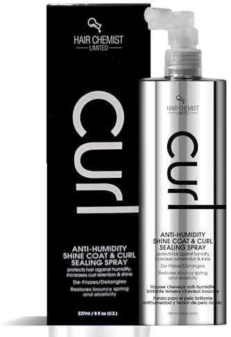 Hair Chemist CURL Anti Humidity Shine Coat & Curl Sealing Spray 8 oz.