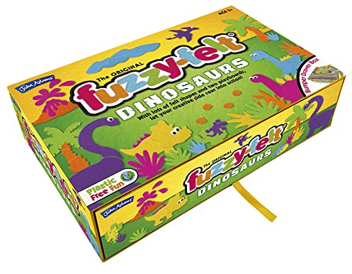 John Adams , The Original Fuzzy-Felt: Dinosaur Set - Let your creative side roar into action, Preschool toy, Ages 3+