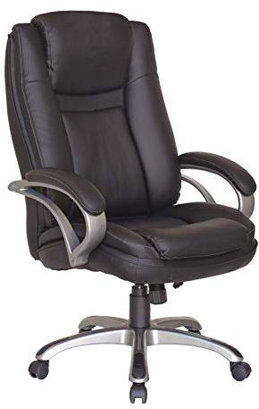 byLIVING Chefsessel Bruno-XXL, Höhenverstellung, Kunststoff anthrazit | bis 150 kg belastbar, Wippmechanik mit Härtegradeinstellung, Gebremste Sicherheitsrollen, B 71,5 H 114-124 T 70,5 cm