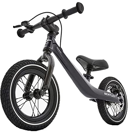 Bentley Balance Bike Onyx Black - Luxus Laufrad mit Bremse ab 18 Monate