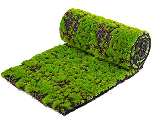Tischläufer Moos-Optik Gras grüne Wiese Wald-Moos Tisch-Deko Ostern Ostergras DIY-Basteln Bastelmaterial (Waldmoos)