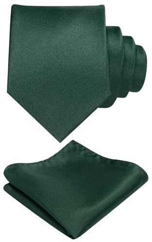 JEMYGINS Corbata de Hombre con SuperficieMate que incluye Pañuelo de Bolsillo