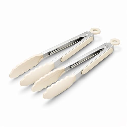 Silk Route Home 2-pack mattänger rostfritt stål och gräddsilikon