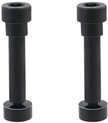 Create idea 2 Pcs Metal Hinge Swivel Screw Compatible with B-ose QuietComfort QC35 Headphone Repair Parts for Ear Cup Rotation Mechanism,Black