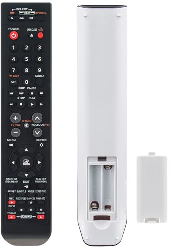 AK59-00084C Télécommande remplacée Convient pour Samsung DVD Player DVD-VR370 DVD-VR375 DVD-VR370A DVDVR375, DVDVR375A, AK5900084A