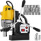 MD40 1100W Trapano magnetico elettrico for trapano magnetico 11 punte da trapano 550 giri/min,Facile da usare