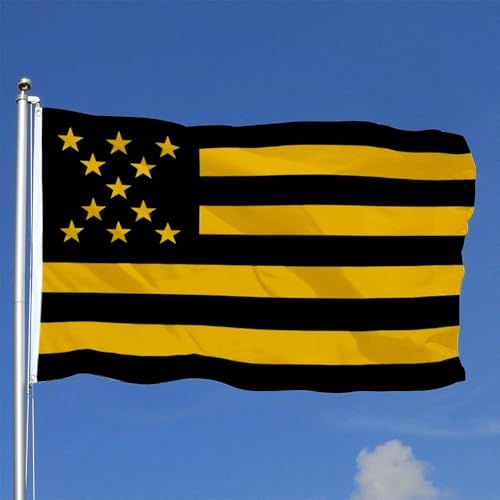 Bandera Jardín Uruguayan Club Atlético Peñarol De Montevideo Banderas Del Patio Decorativas Banderas Exterior Para Playa Césped Porche 90X150 CM