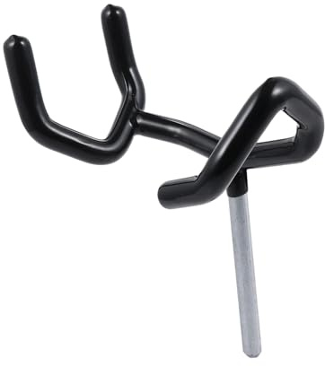 Microphone Plastic Holder Boom Metal Black Stand Pole | Fits Boom Pole and Microphone , Audio-visual Equipment Use , Secure Grip Head Mounting