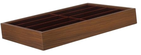 Alipis Organisateur de Porte-Lunettes de Soleil en Bois et Design Élégant 8 Compartiments Spacieux, Base Antidérapante pour Rangement Sûr à Domicile Boutique