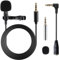 Lavalier Mikrofon, Omnidirectional Kondensator Lapel Mic mit Einfacher Clip für Recording Interview / Video Conference / Podcast / Voice Dictation