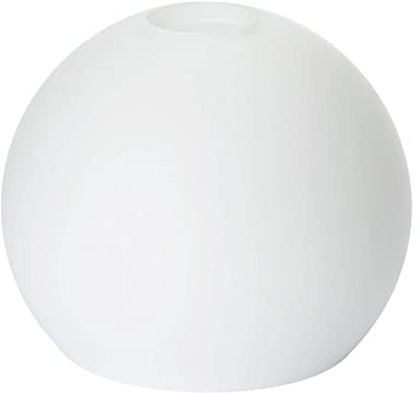 Glas Lampenschirm Ersatzglas halb Kugel weiß G9 Lochmaß Fassung ø 23 mm opal matt Leuchtenglas Halbkugel