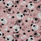 Jersey Stoff Meterware Panda – Baumwolljersey Rosa Bunt, 95% Baumwolle 5% Elasthan, elastischer Kinderstoff weich & hautfreundlich