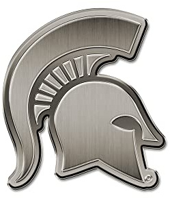 Rico Industries NCAA Michigan State Spartans Standard Antique Auto Emblem