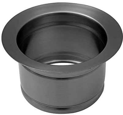 STARSTAR Sink Flange, Deep Garbage Disposal Flange for Kitchen Sink, Fit for 3-1/2 Inch Standard Sink Drain Hole (Black)