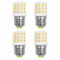 TRIJZHOU E27 LED Glühbirne 4W Ersetzt 40w 50w Halogenlampen Maiskolben Warmweiß 3000K 625Lumen Maislicht 100-265V Bädern Wohnzimmer Maisknolle Lampe 4er Pack [MEHRWEG]