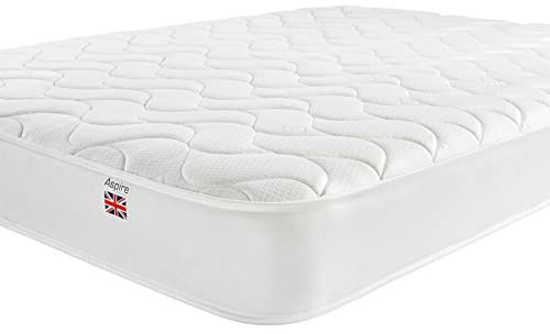 Aspire Beds 17,8 cm tief, extra Wert, Cool Touch, Premium-Komfort, Schlafüberfläche, schaumfrei, Bonnell-Feder Matratze, Polyester Baumwollmischung, 2ft 6 Shorty (2ft6 x 5ft9)