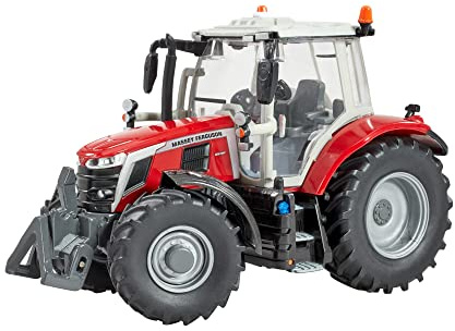 Britains Massey Ferguson 6S.180 Tractor Toy, Farm Toys for Children, Massey Ferguson Tractor Toy Compatible with 1:32 Scale Farm Animals and Toys, Suitable for Collectors &Children from 3Years