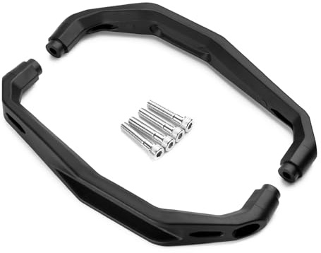 CXEPI Motorrad Haltegriffe für Beifahrer hinten für TENERE 700 Tenere700 XT700Z XT 700Z 2019-2023,Kunststoff Schwarz