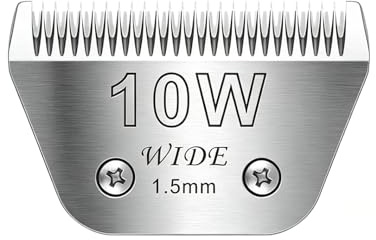 Wide Blade #10W Dog Grooming Blade Compatible with Andis,Oster A5,Wahl km10 Clippers, Grooming Wide Blade, A5 Type Blade,for Animal Dog,Cat,Horse