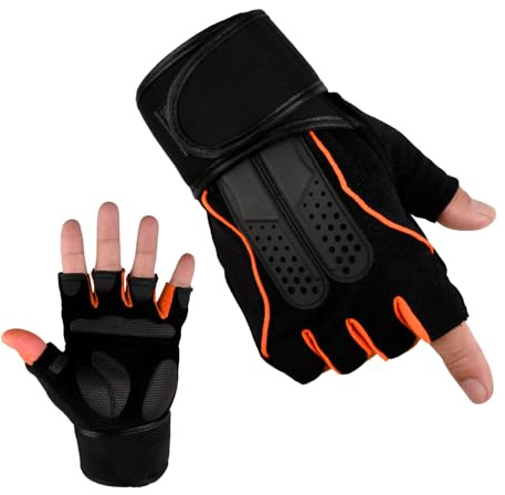 KERD_DANS Guantes de Entrenamiento para Hombre y Mujer - Guantes de Fitness Transpirables y con protección en Las Palmas para Gym, Crossfit, Pesas, Calistenia, Ciclismo y Mancuernas. (X-Large)